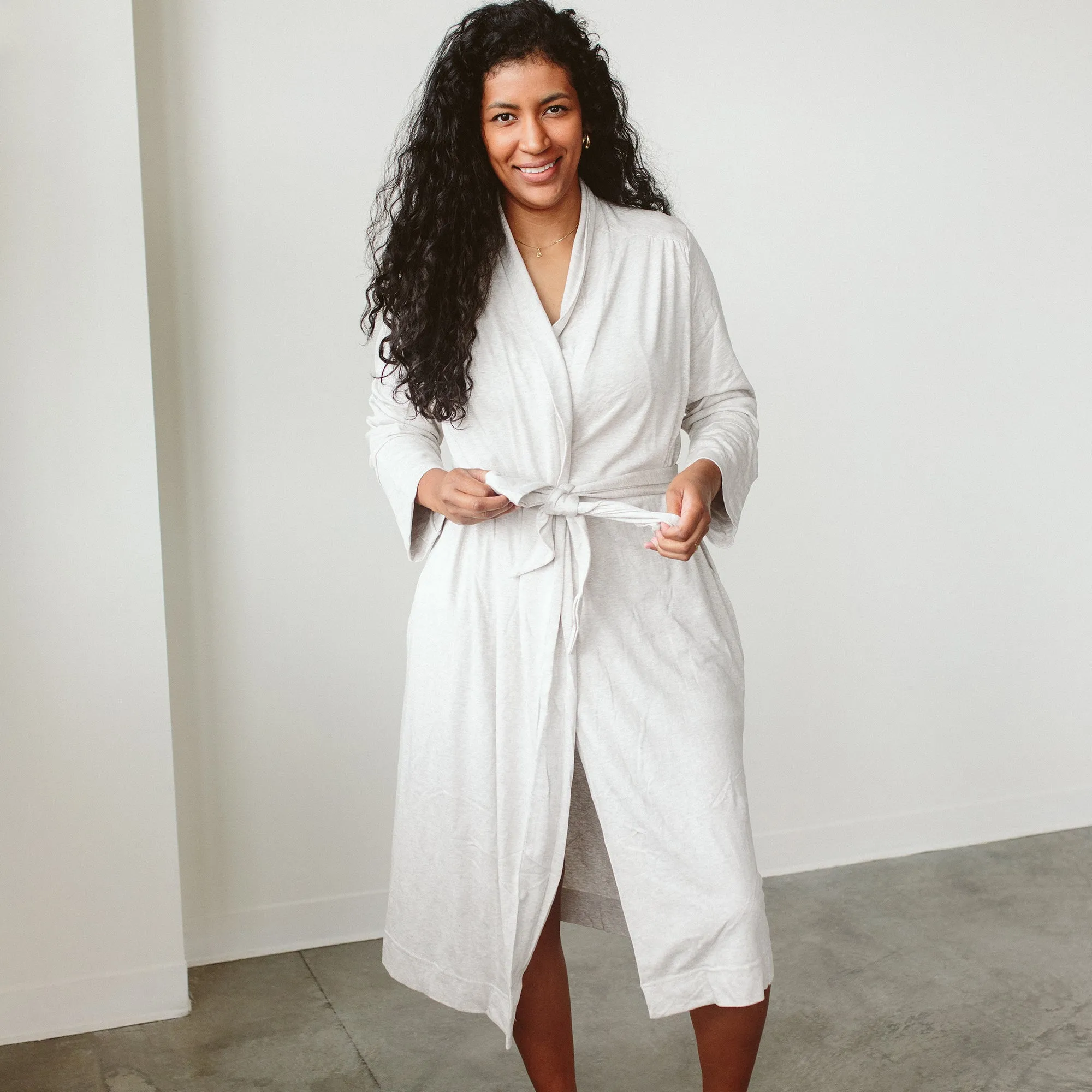 Womens Robe | Storm Gray